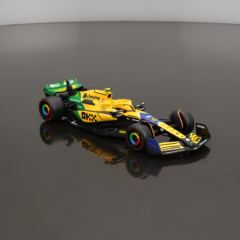 F1 Miniatura McLaren MCL38 Senna GP de Mônaco 2024 - 1:43
