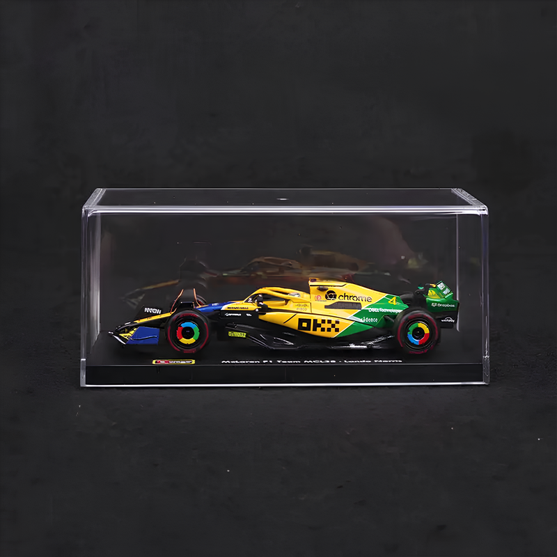 F1 Miniatura McLaren MCL38 Senna GP de Mônaco 2024 - 1:43