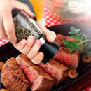 Kit com 2 Moedores de Temperos – Sal, Pimenta e Especiarias em Vidro e Inox