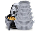 Kit com 6 Formas de Silicone para Air Fryer