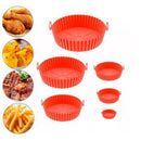 Kit com 6 Formas de Silicone para Air Fryer
