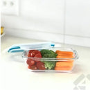 Marmita de Vidro Retangular com Tampa Hermética – Resistente ao Calor