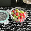 Marmita de Vidro Redonda com Tampa Hermética 400 ml – Resistente ao Calor