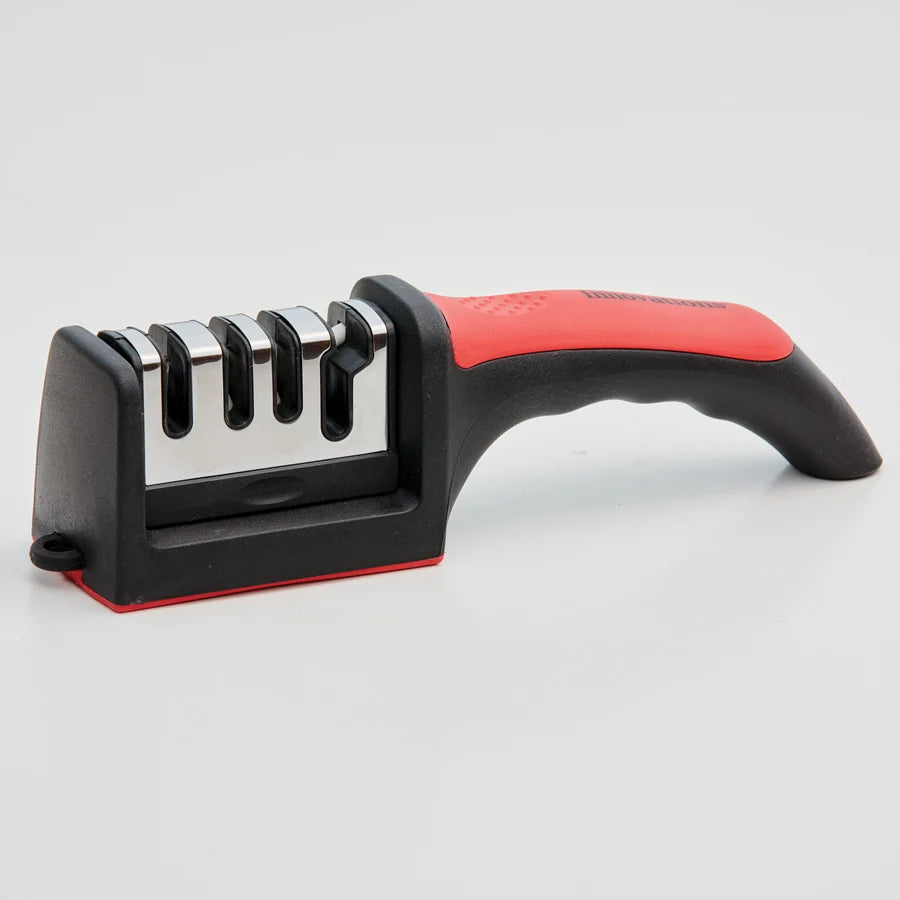 Afiador Profissional 4 em 1 para Facas e Tesouras – Afiação Precisa e Rápida!