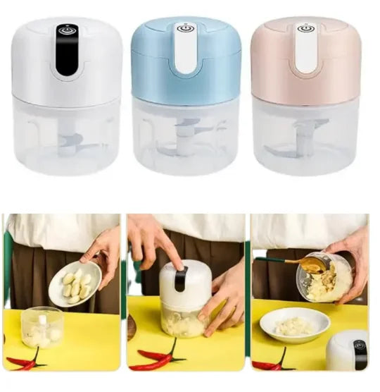 Mini Processador de Alimentos Portátil USB 250ml