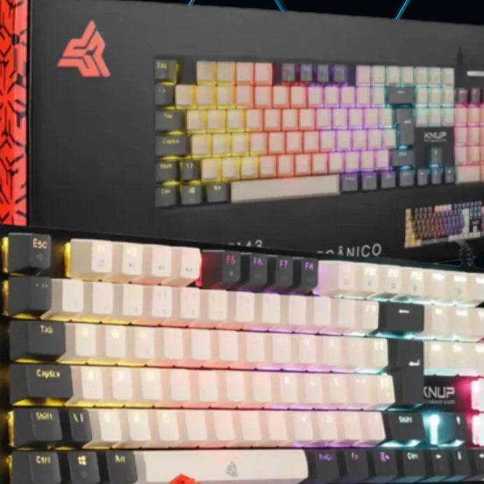 Teclado Mecânico Gamer Knup KP-TE143