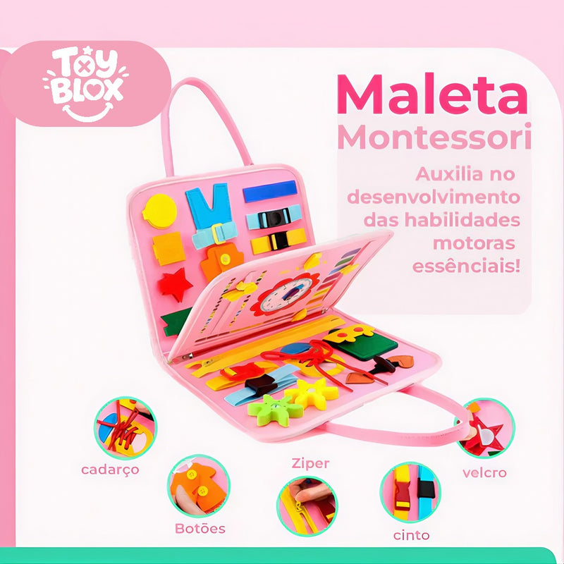 Maleta Montessori Sensorial Educativa Brinquedo Infantil