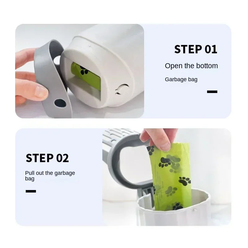 Pá Higiênica para Gatos com Reservatório e Sacos Refil – Praticidade e Higiene