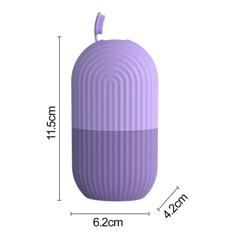 Ice Roller Facial Reutilizável – Massagem, Contração dos Poros e Alívio Imediato