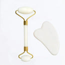 Massageador Facial de Jade Natural + Gua Sha