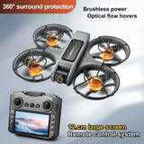 Drone S156 - Câmera Dupla 8K e Controle com Tela de 4,5