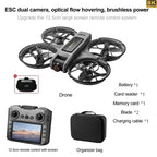 Drone S156 - Câmera Dupla 8K e Controle com Tela de 4,5