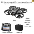 Drone S156 - Câmera Dupla 8K e Controle com Tela de 4,5