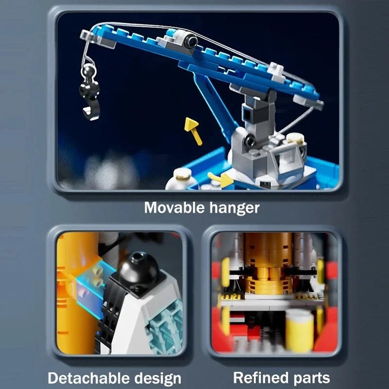 Blocos de Montar Big Space Ship!