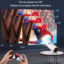 Projetor Inteligente FullCam – 4K HD 150 Polegadas